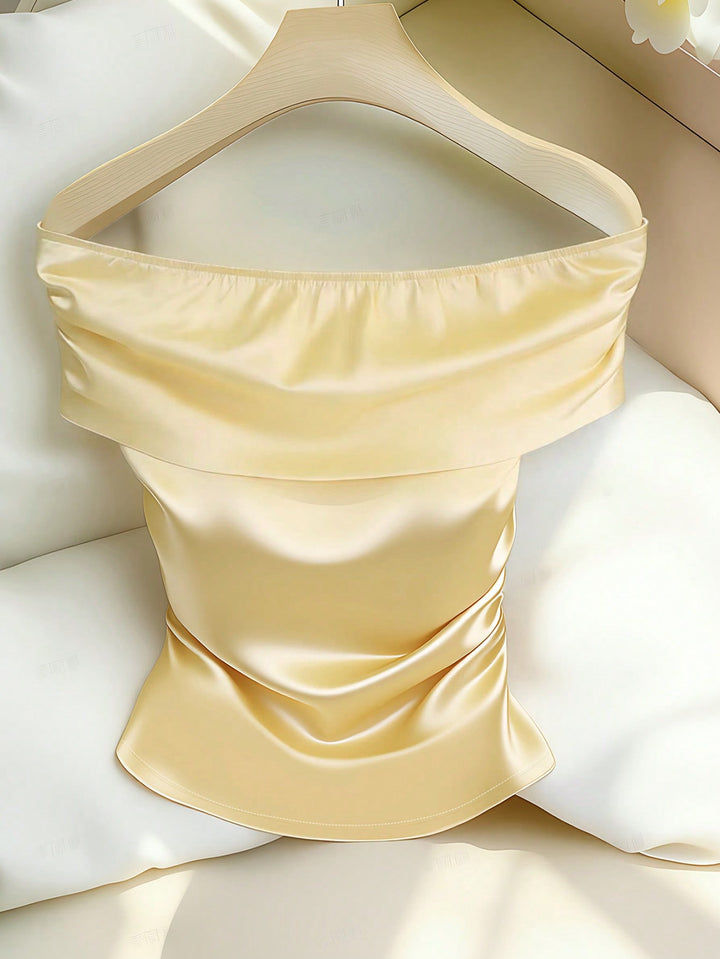 Top SHEIN, galben