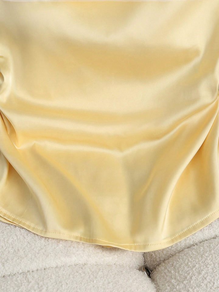 Top SHEIN, galben