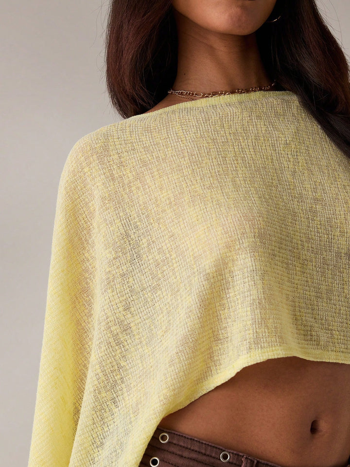 Top SHEIN, galben