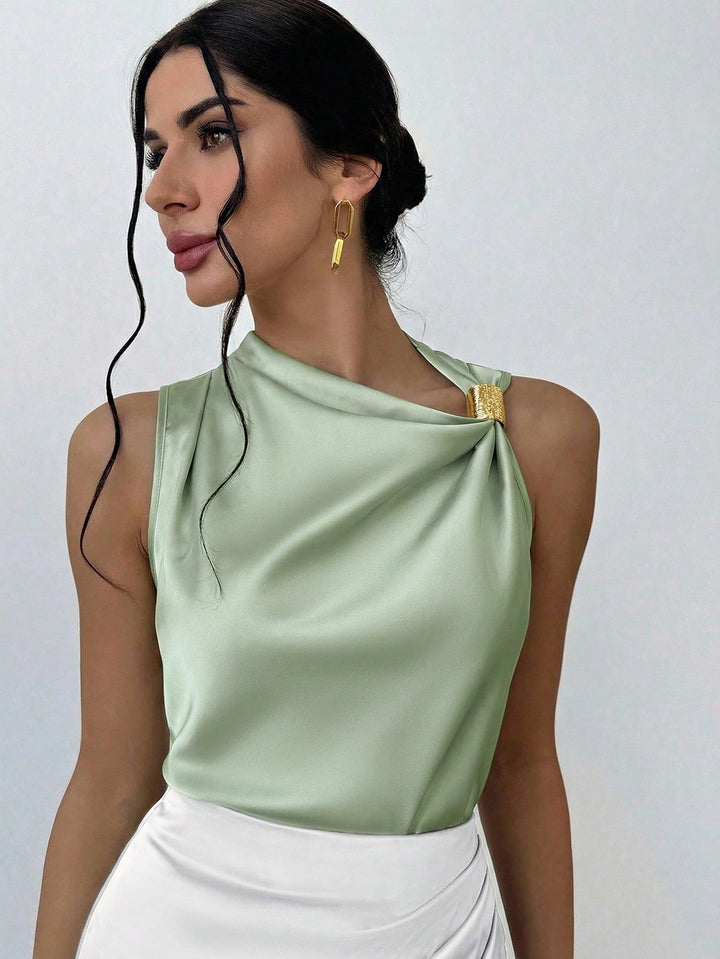 Top SHEIN, verde