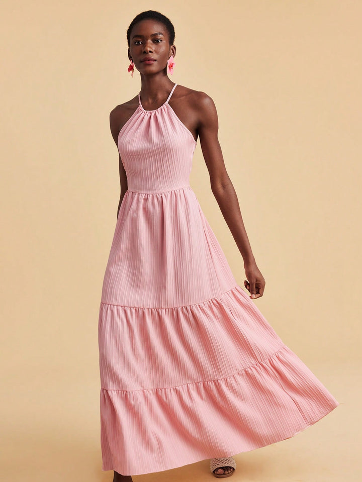 Rochie maxi SHEIN, roz