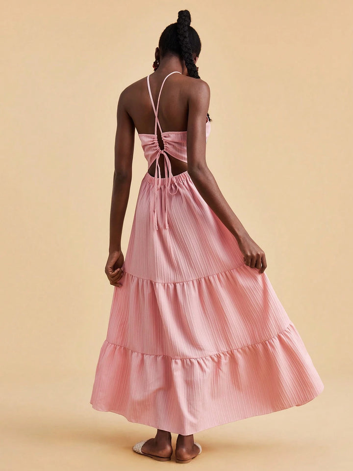 Rochie maxi SHEIN, roz