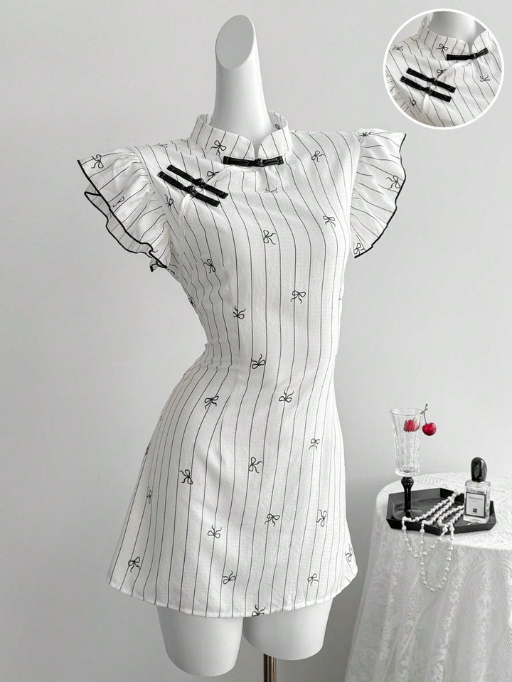 Rochie mini SHEIN, alb