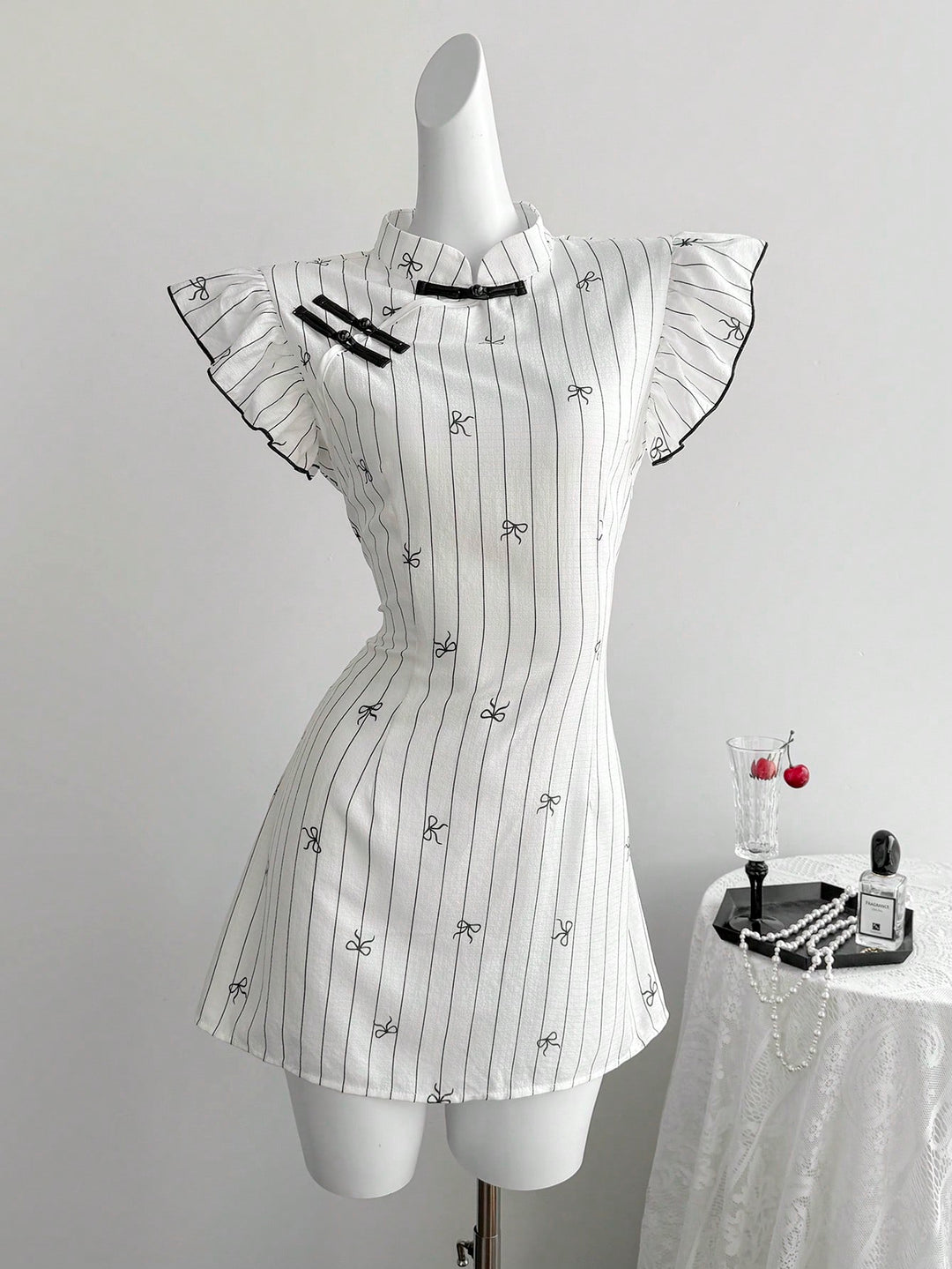 Rochie mini SHEIN, alb