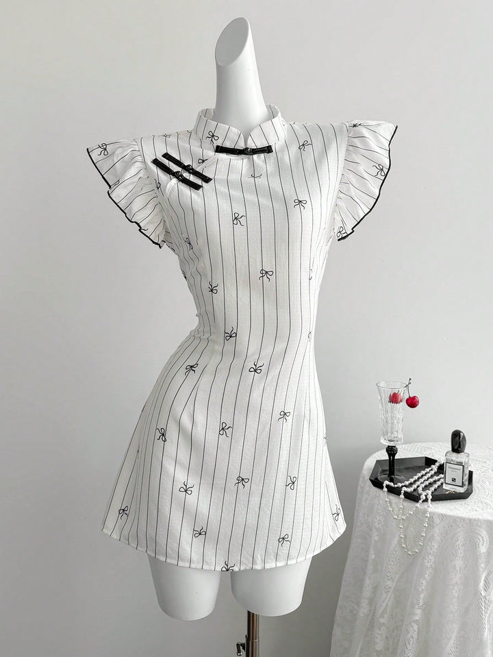 Rochie mini SHEIN, alb