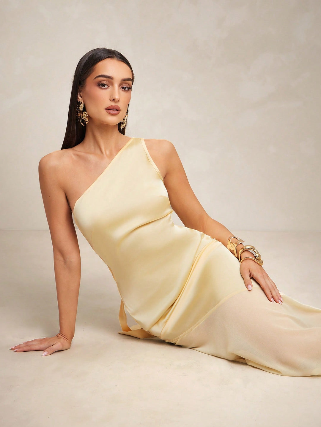 Rochie maxi SHEIN, galben
