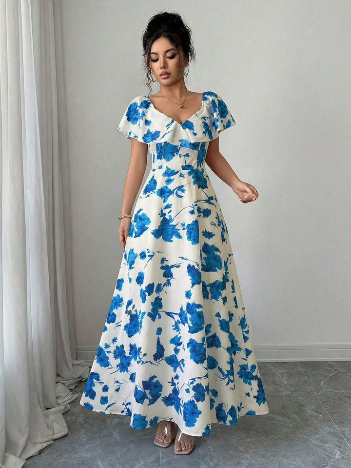 Rochie maxi SHEIN, albastru