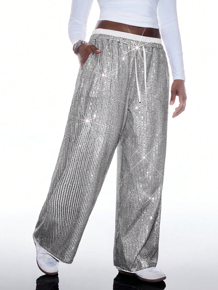 Pantaloni SHEIN, gri