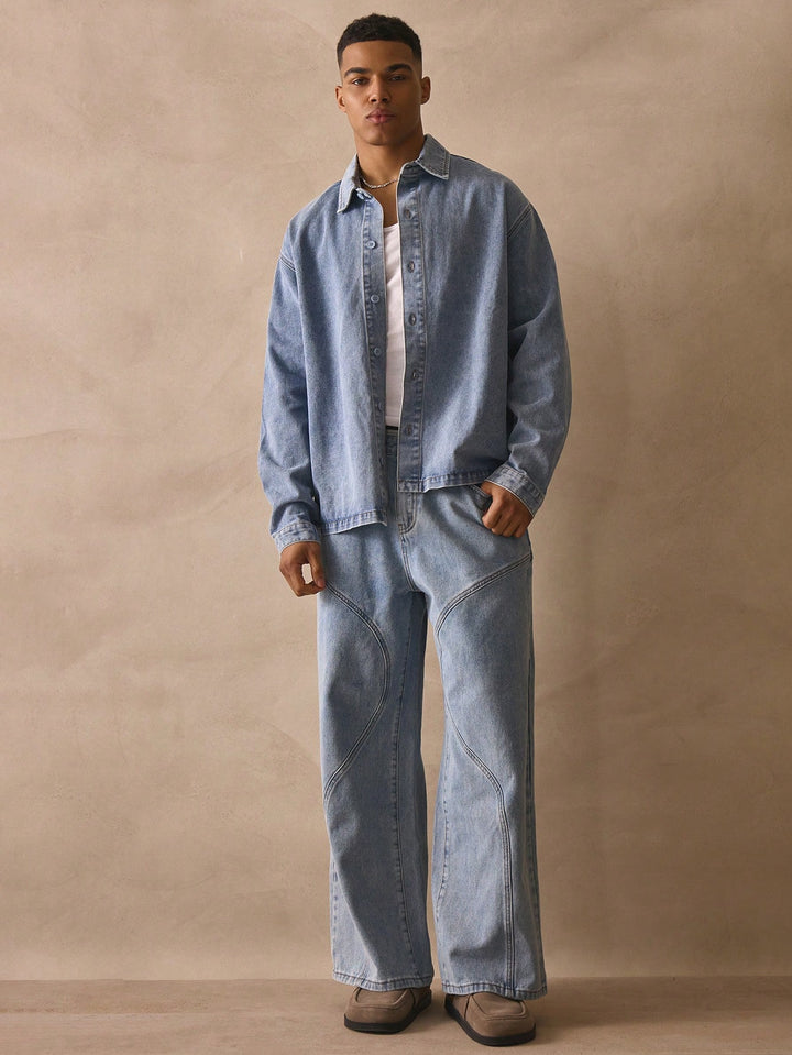Jeans SHEIN, albastru