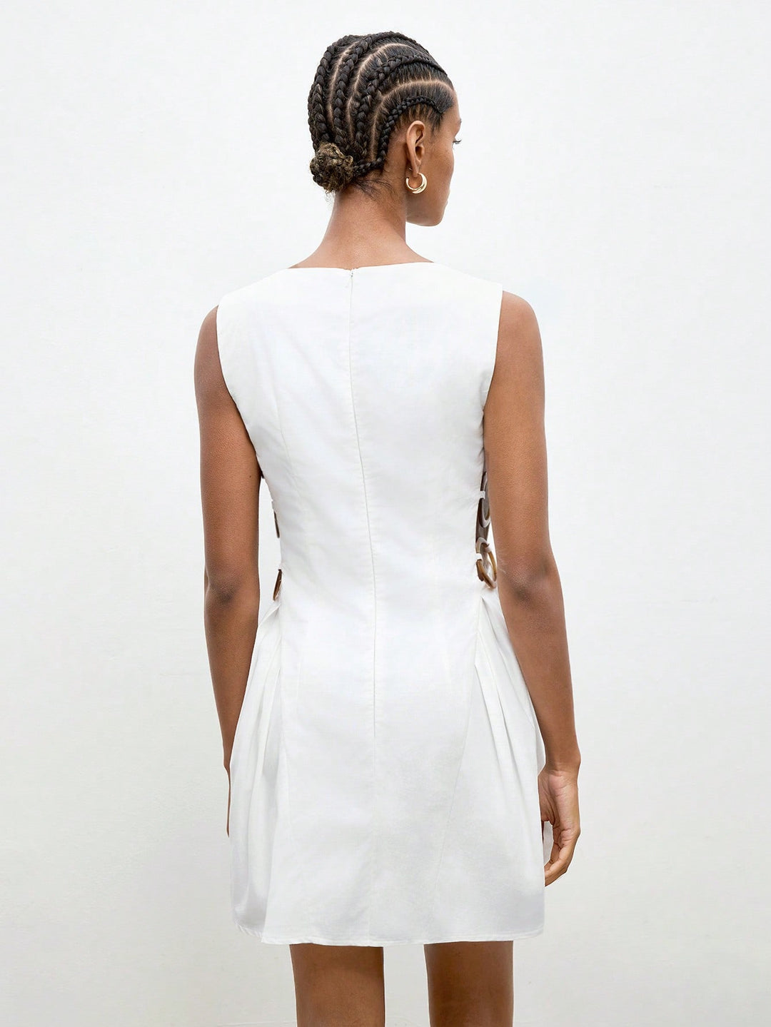 Rochie scurtă SHEIN, alb