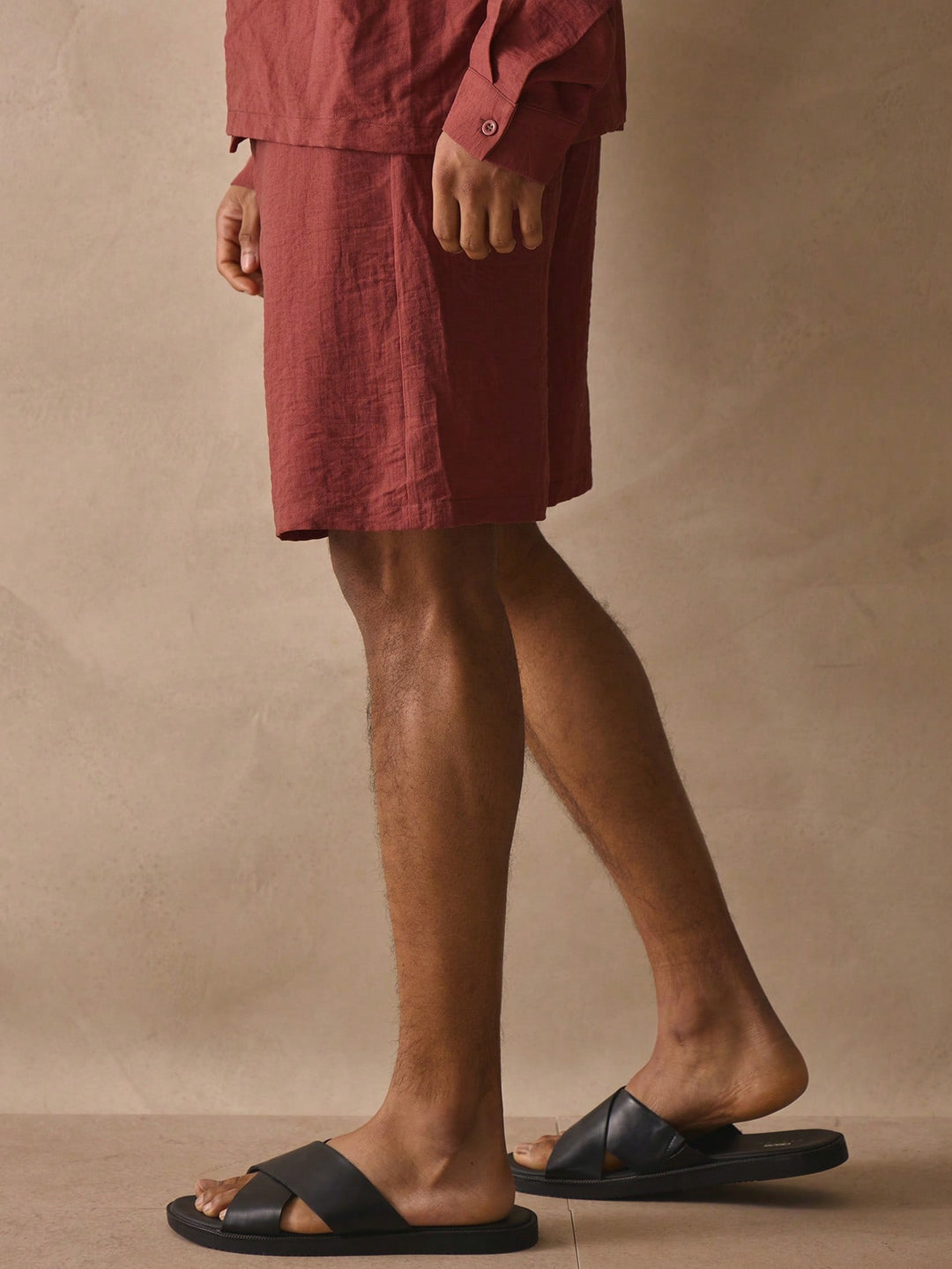 Pantaloni scurți SHEIN, maro