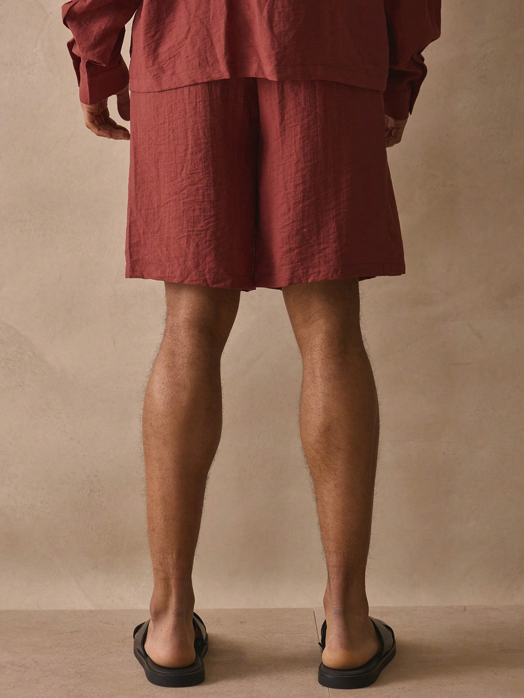 Pantaloni scurți SHEIN, maro