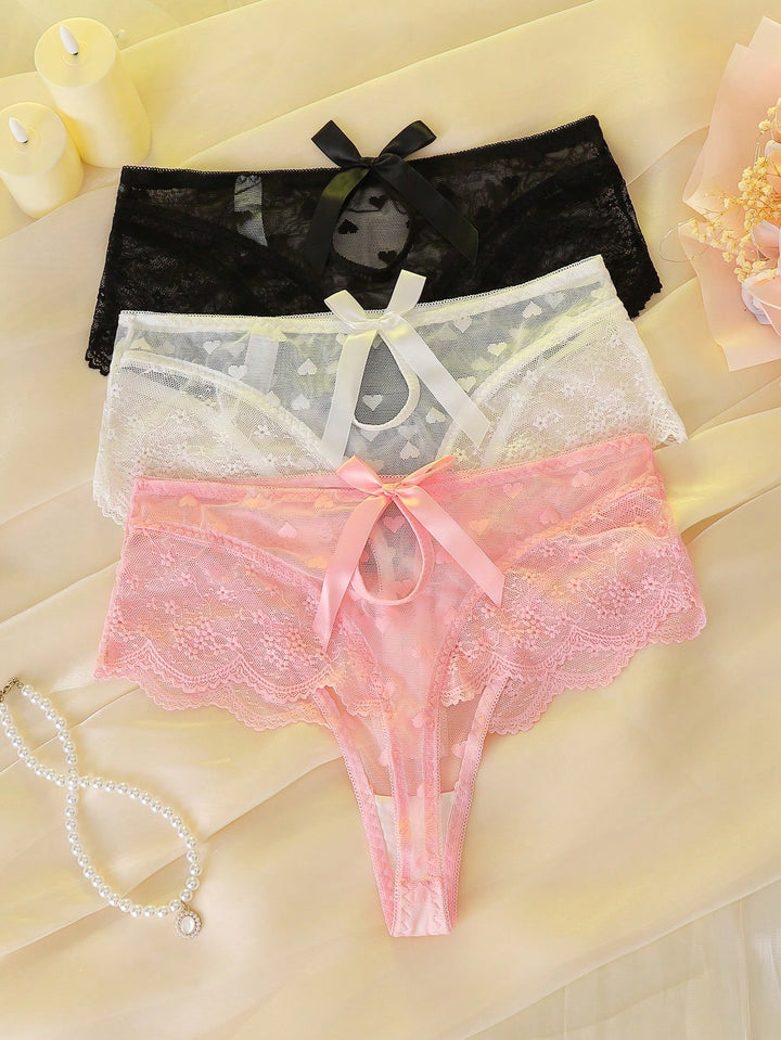 Set chiloți tanga SHEIN, mix culori
