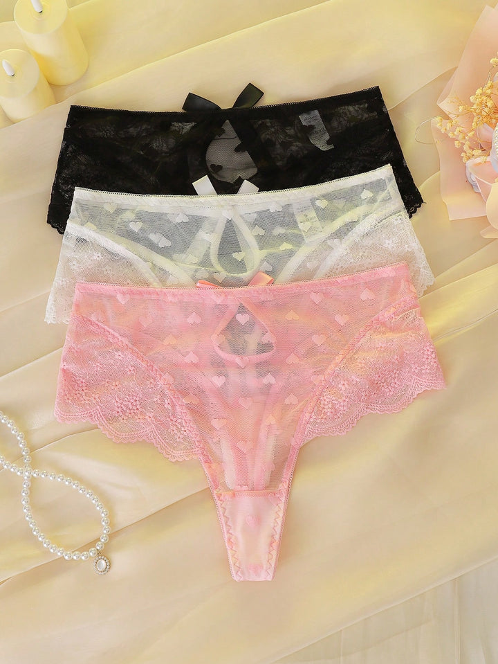 Set chiloți tanga SHEIN, mix culori