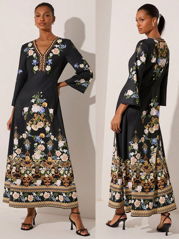 Rochie maxi SHEIN, negru