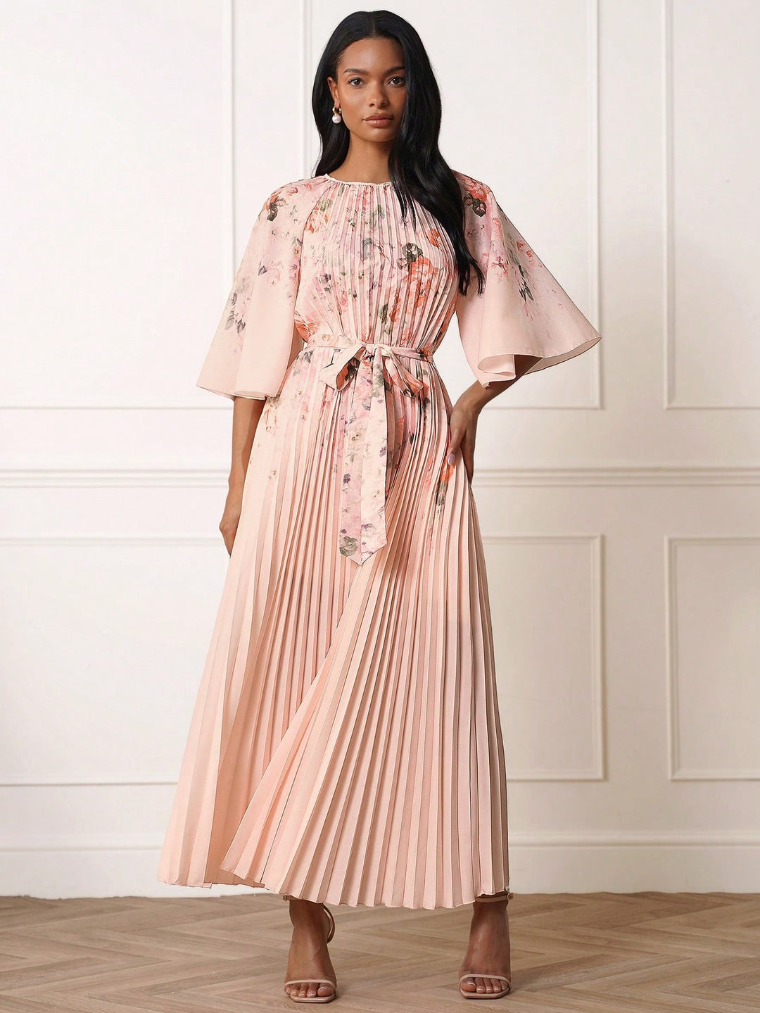 Rochie maxi SHEIN, mix culori