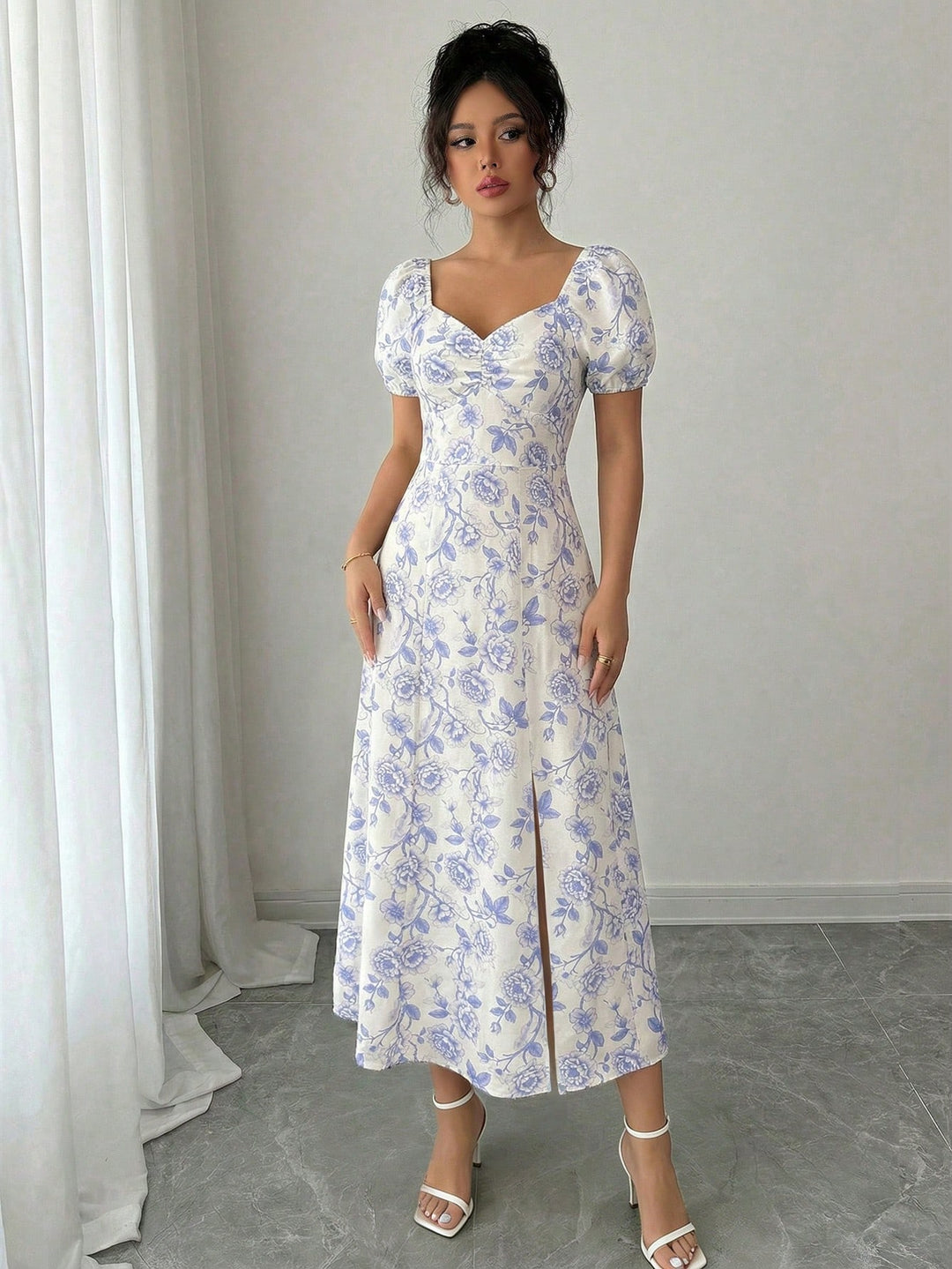Rochie midi SHEIN, mov