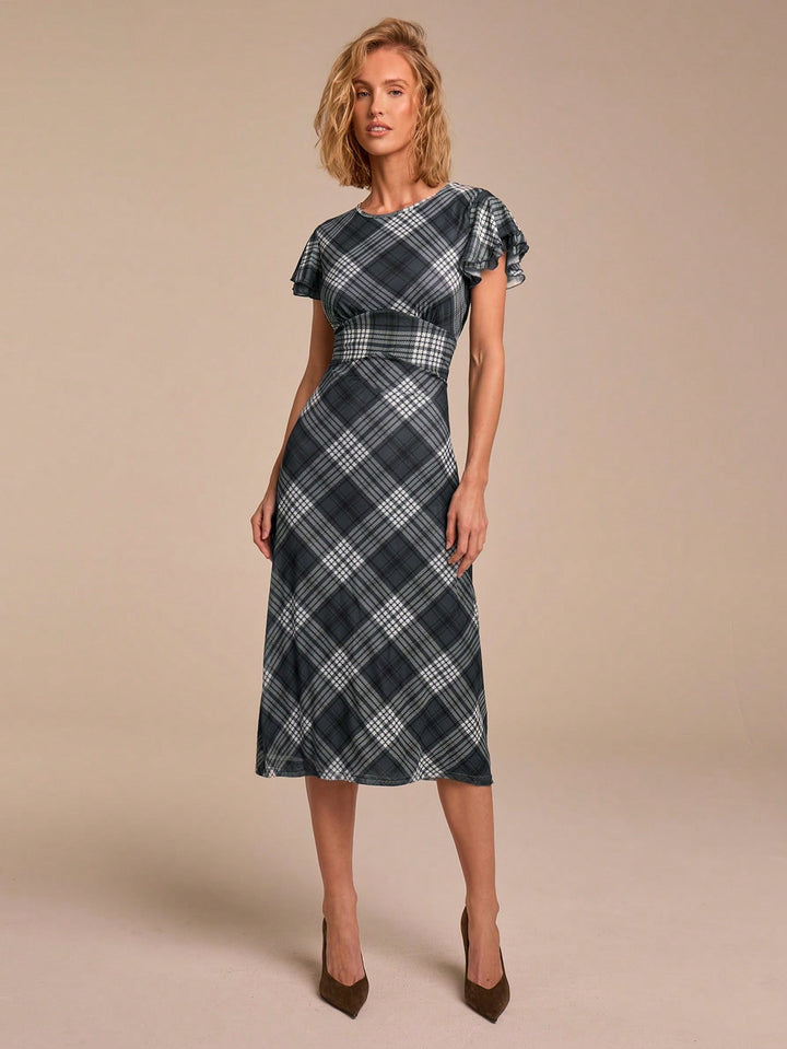 Rochie midi SHEIN, mix culori