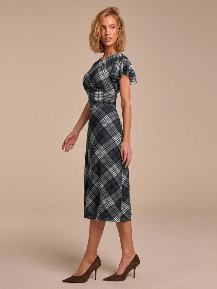 Rochie midi SHEIN, mix culori