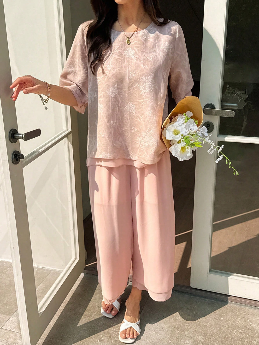 Compleu SHEIN, roz