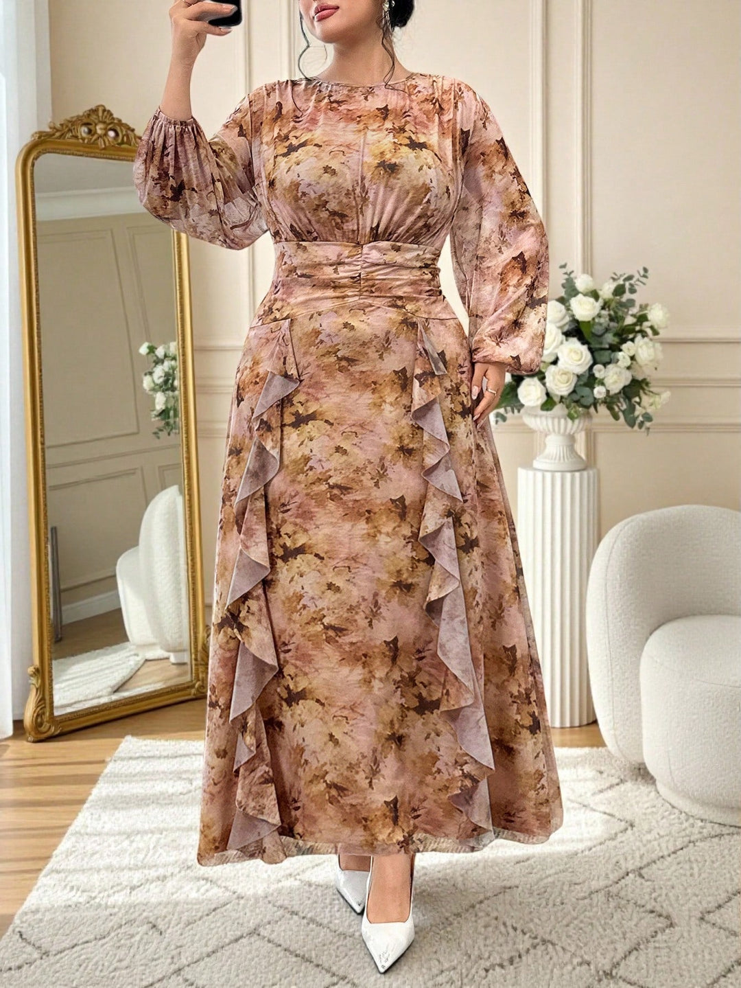 Rochie SHEIN, maro