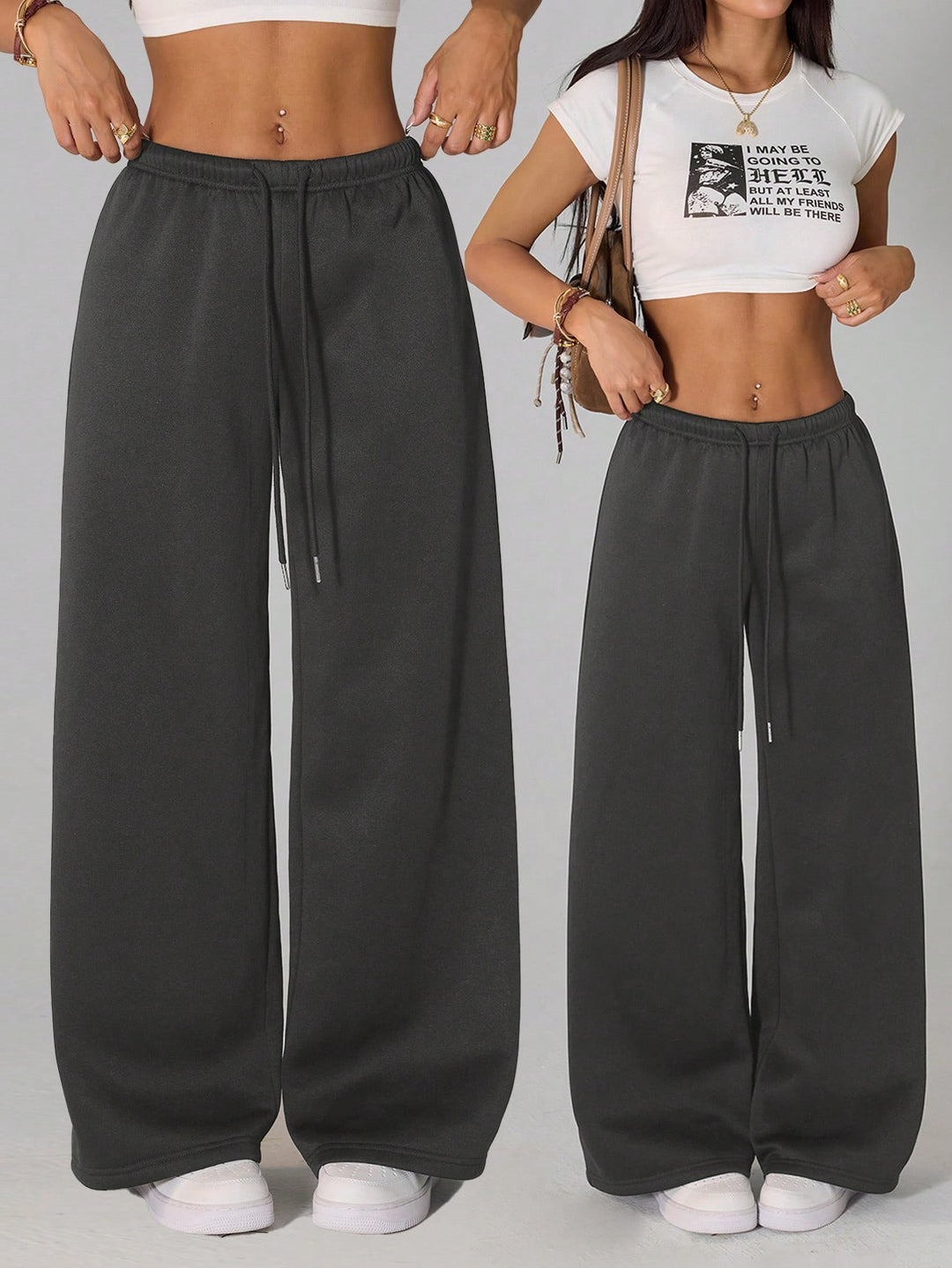 Pantaloni SHEIN, gri