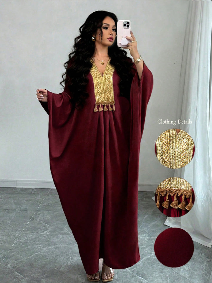 Rochie maxi SHEIN, vișiniu