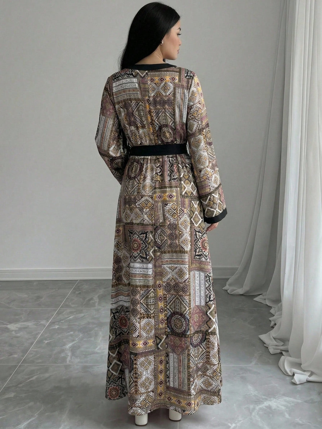 Rochie maxi SHEIN, mix culori
