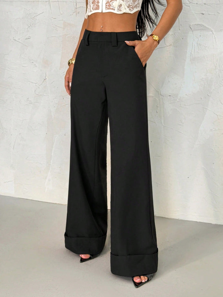 Pantaloni SHEIN, negru