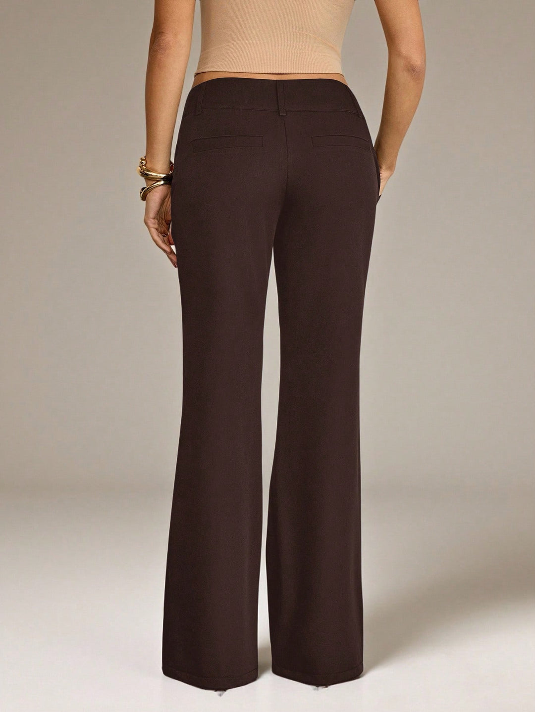 Pantaloni SHEIN, maro