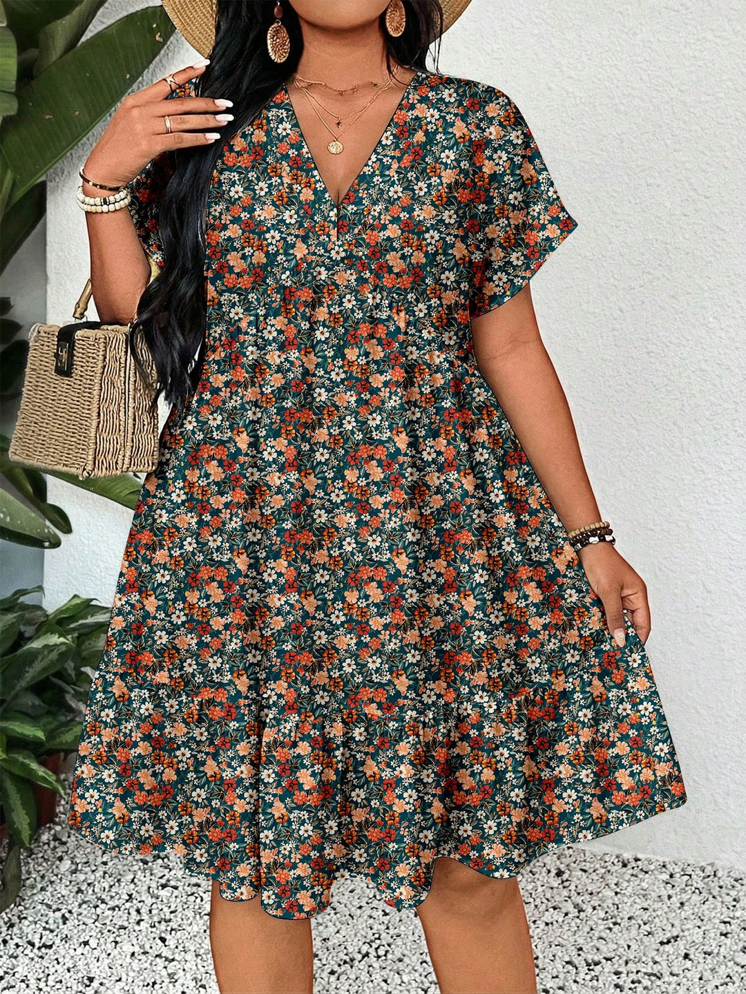 Rochie SHEIN, mix culori