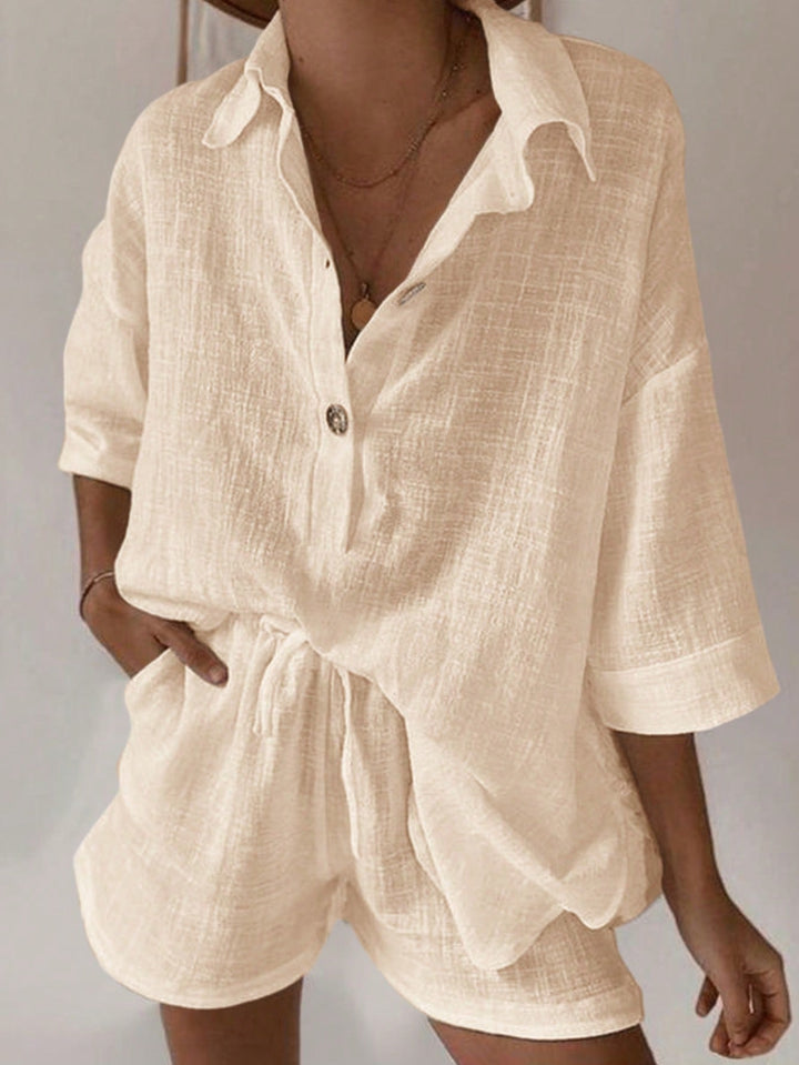 SHEIN jumpsuit, bézs
