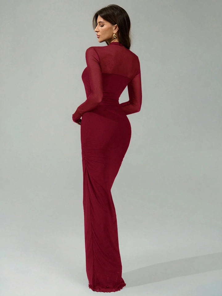 Rochie maxi SHEIN, vișiniu