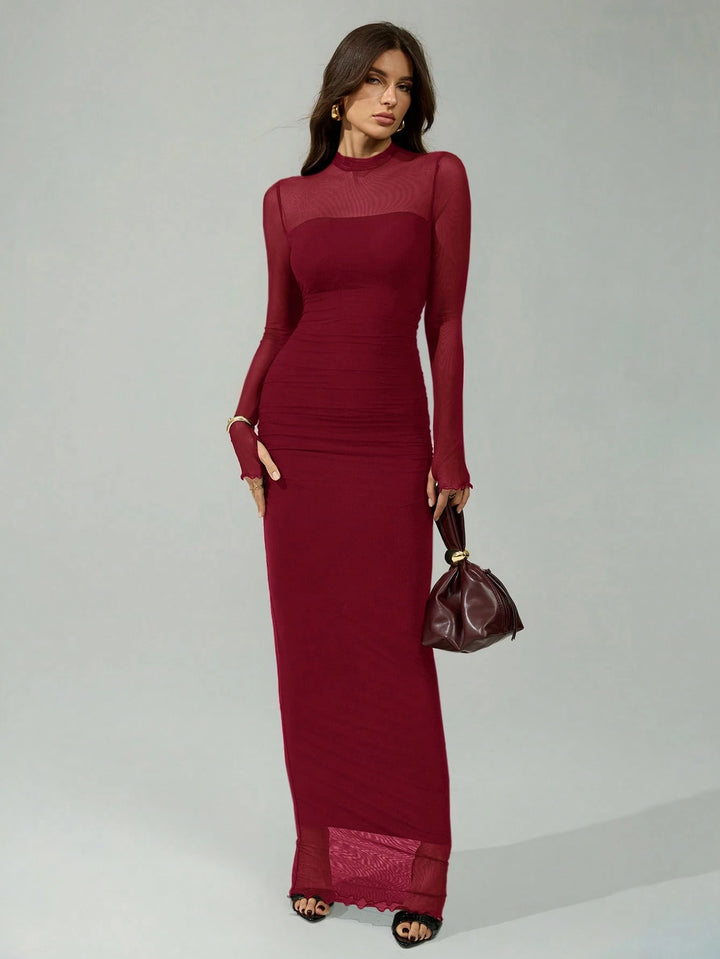 Rochie maxi SHEIN, vișiniu