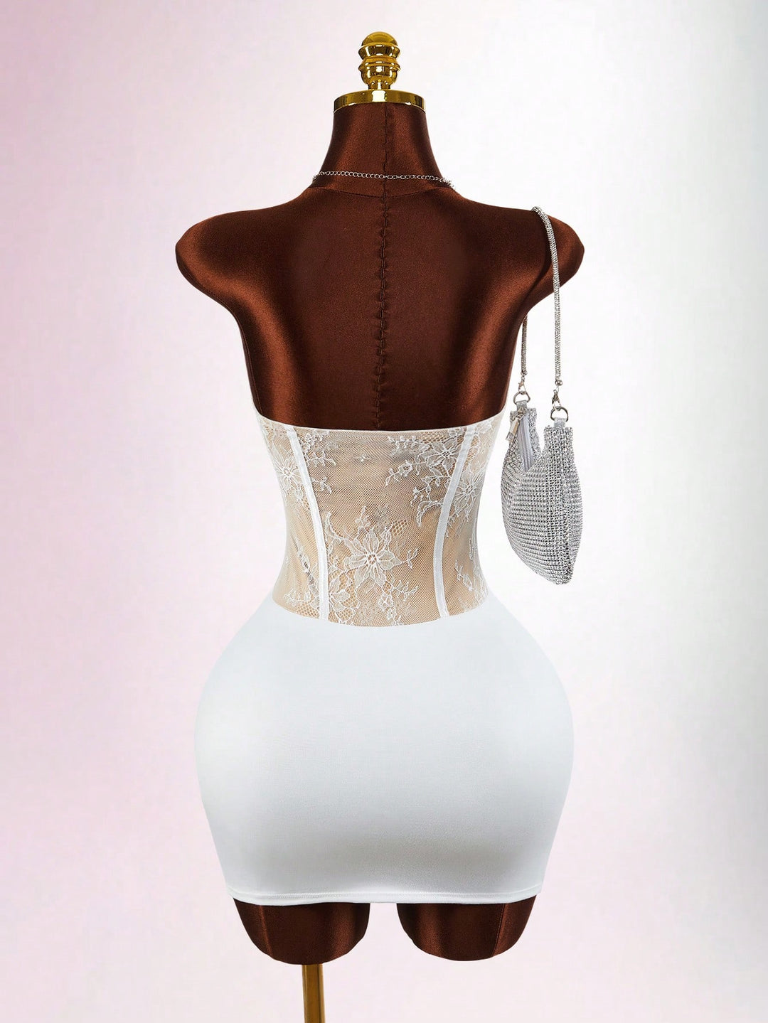 Rochie mini SHEIN, alb