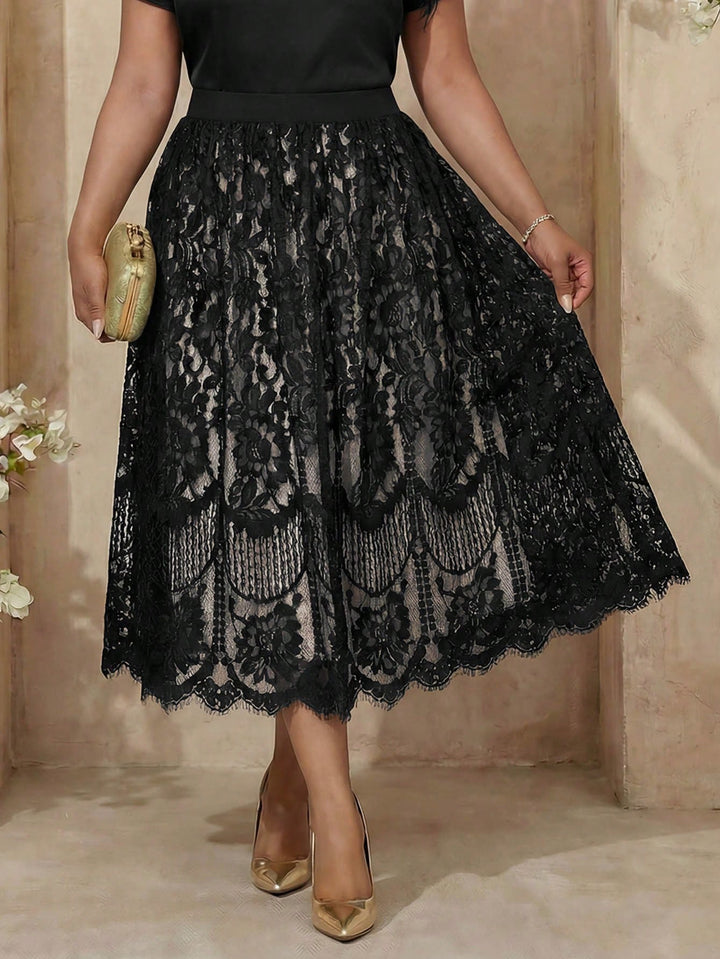 SHEIN maxi szoknya, fekete