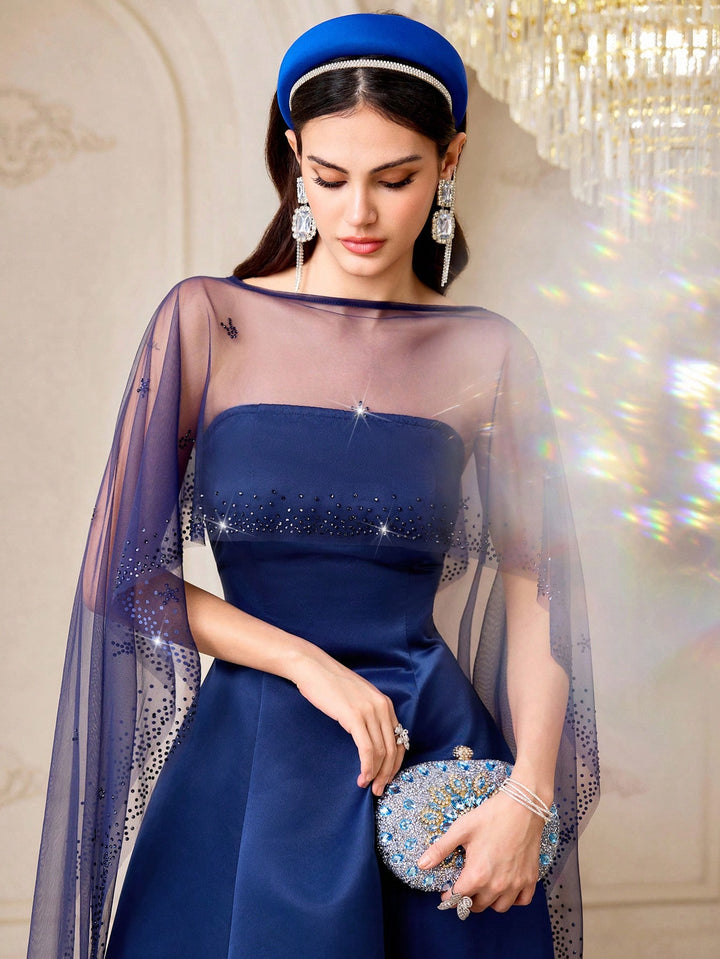 Rochie maxi SHEIN, albastru