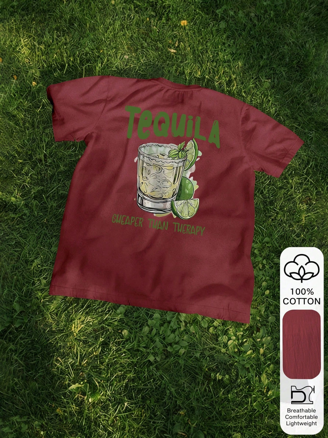 Tricou SHEIN, vișiniu