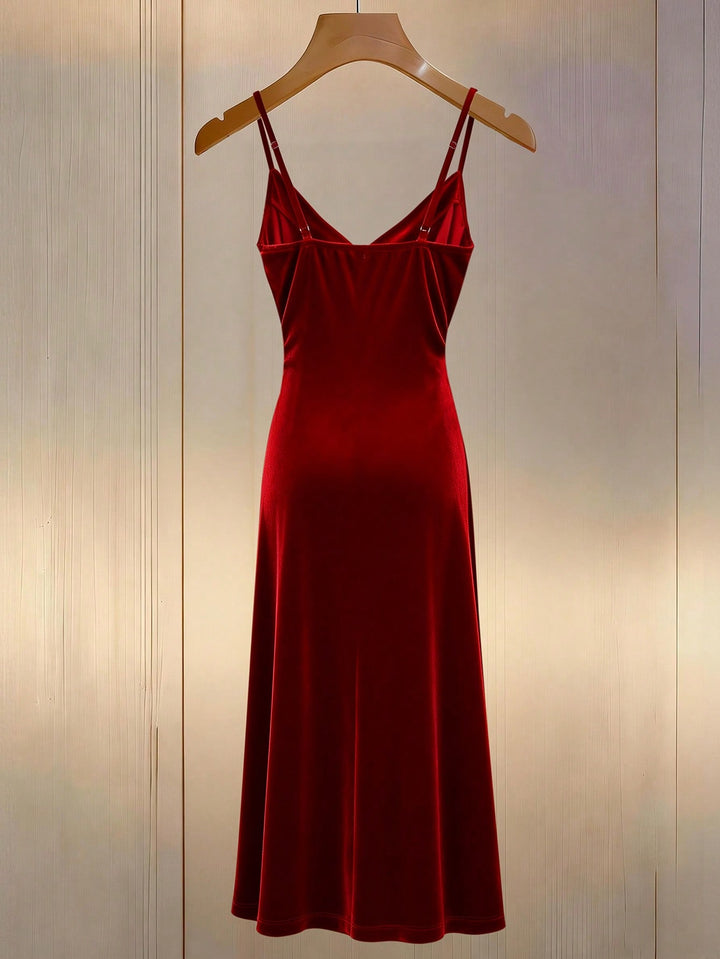 Rochie maxi SHEIN, roșu