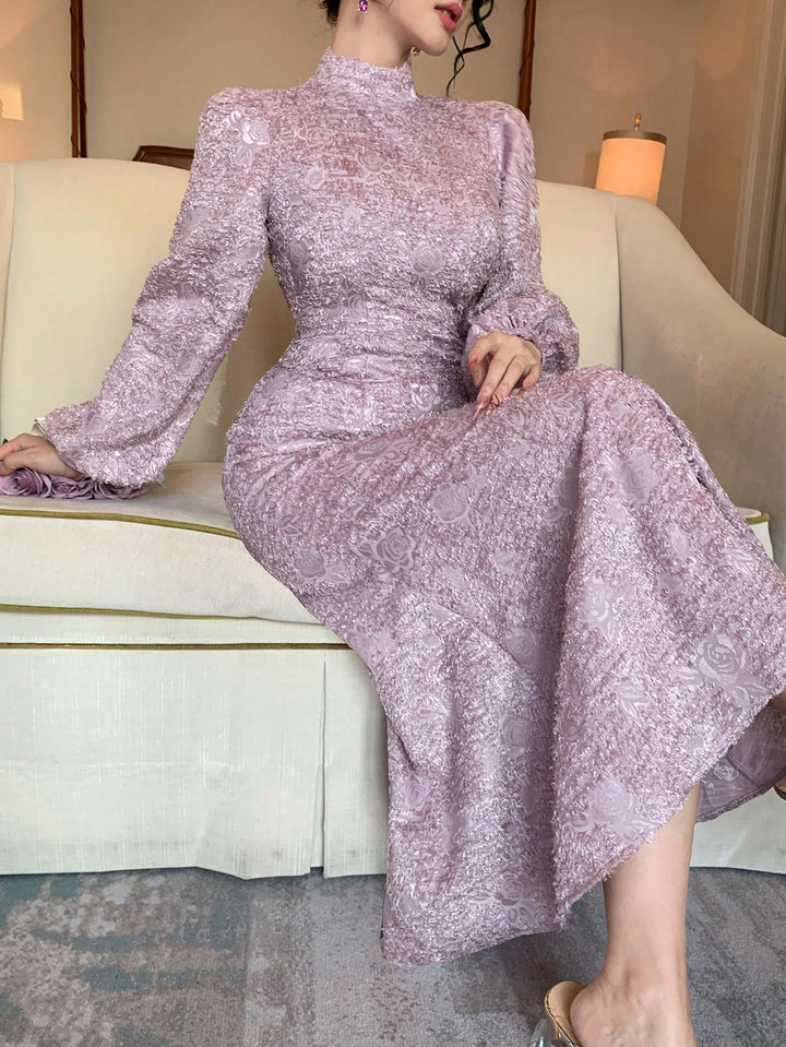 Rochie midi SHEIN, roz