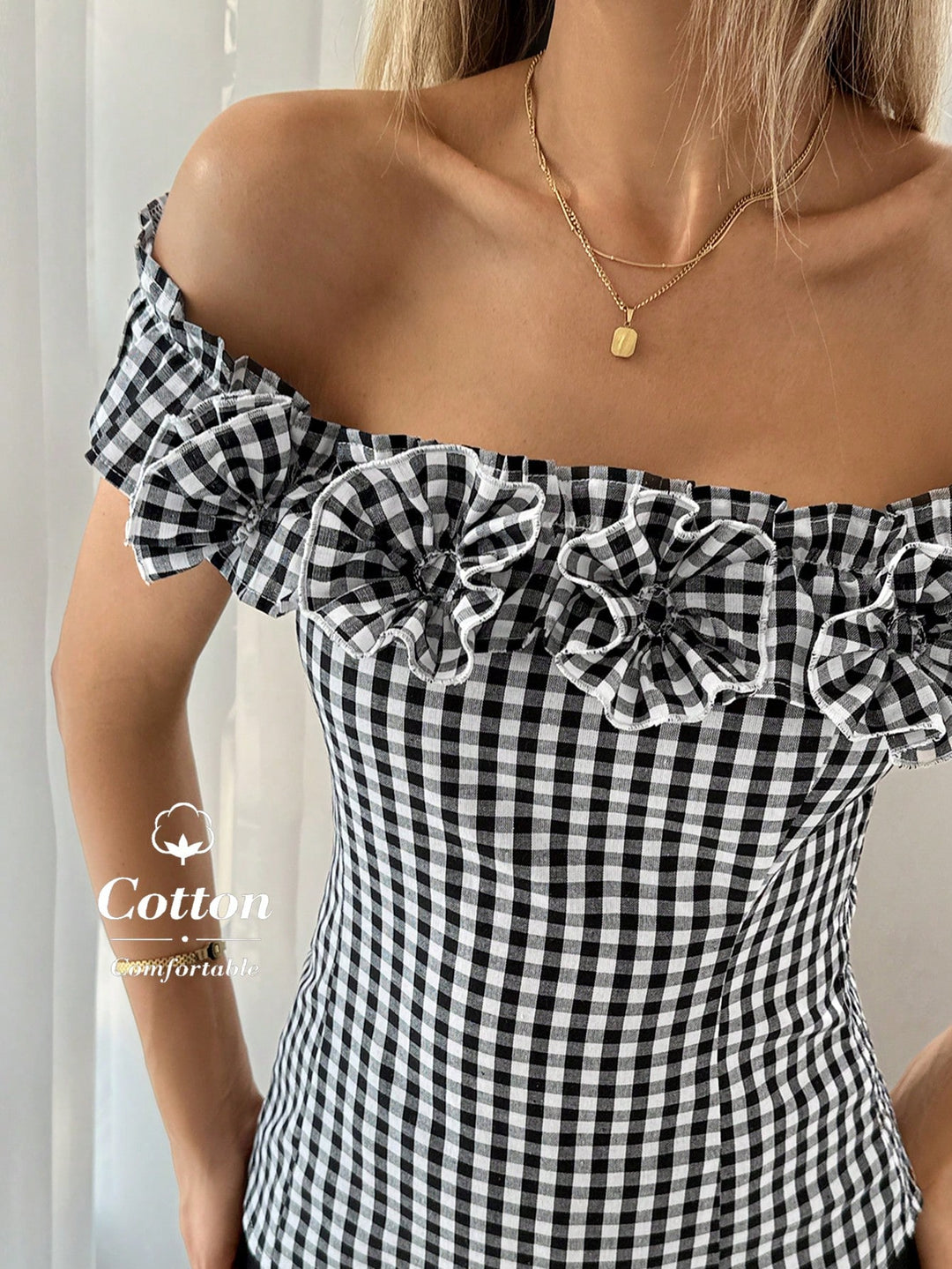 Top SHEIN, negru