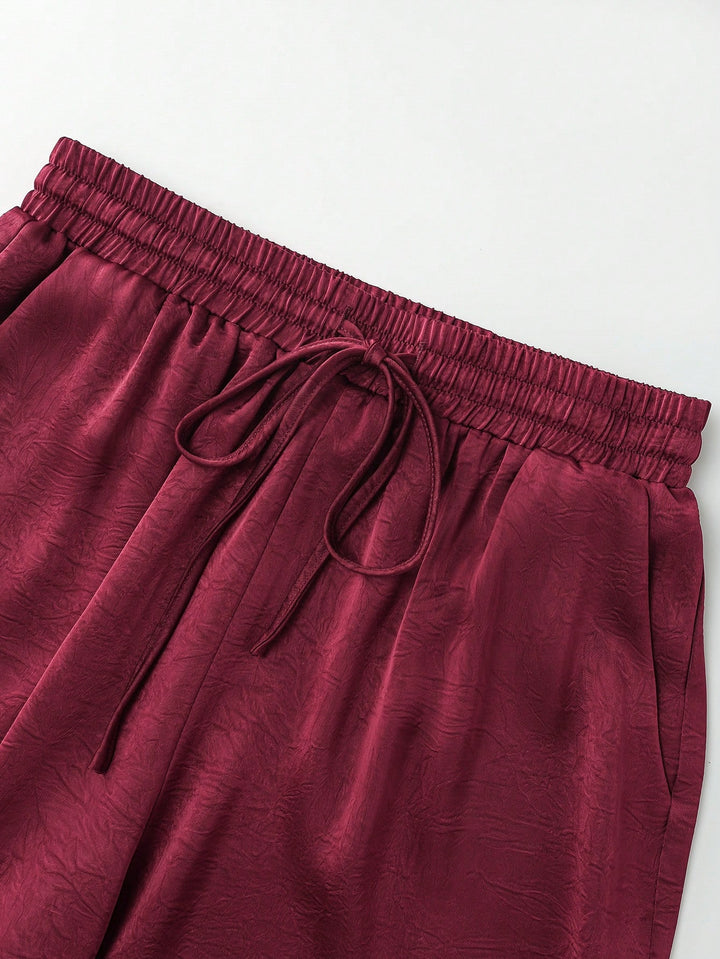 Pantaloni SHEIN, vișiniu