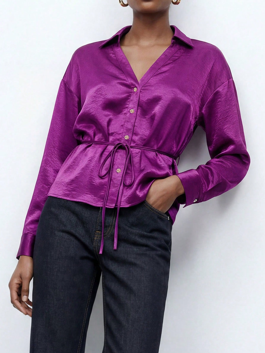Bluza SHEIN, mov