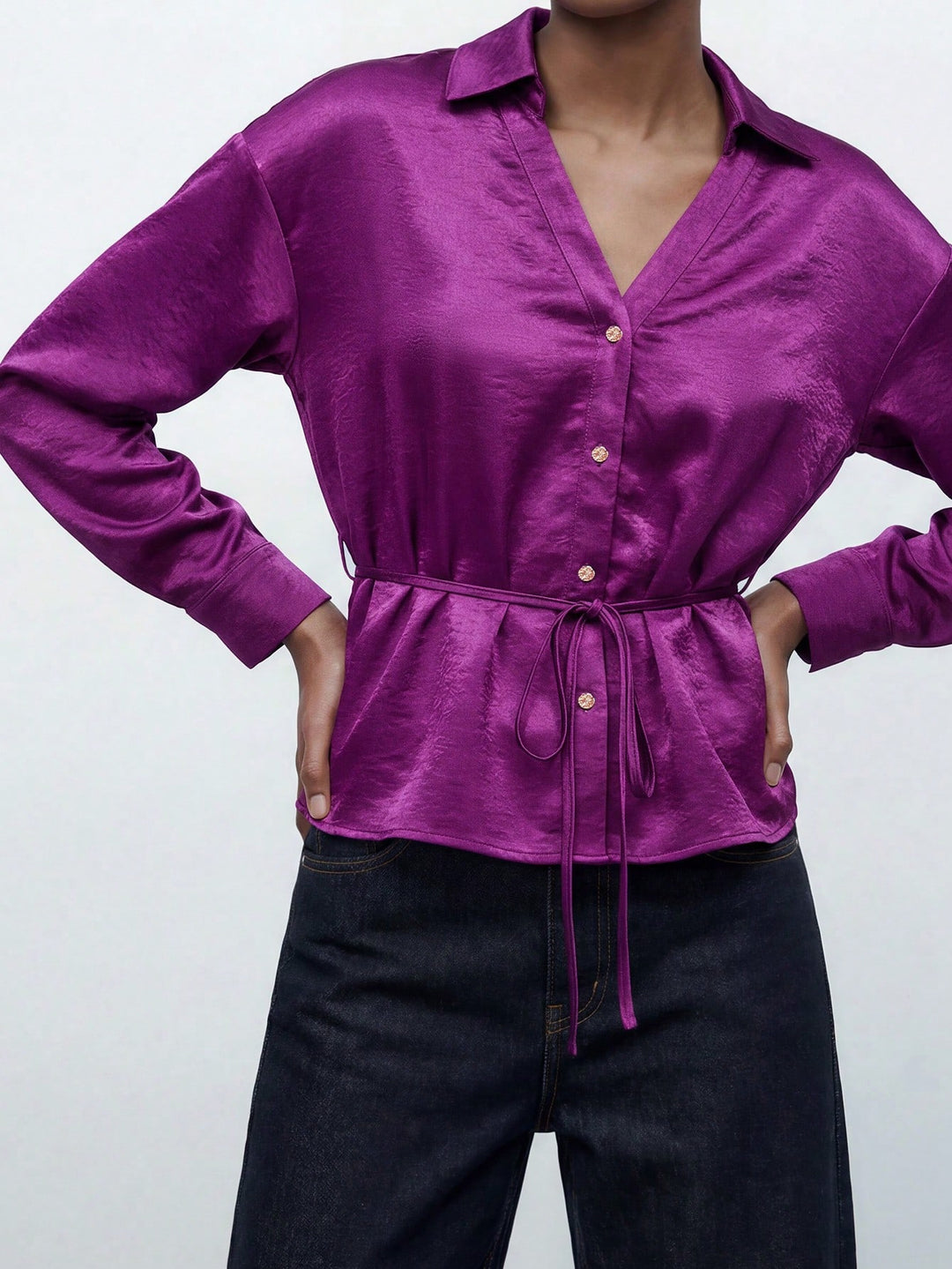 Bluza SHEIN, mov