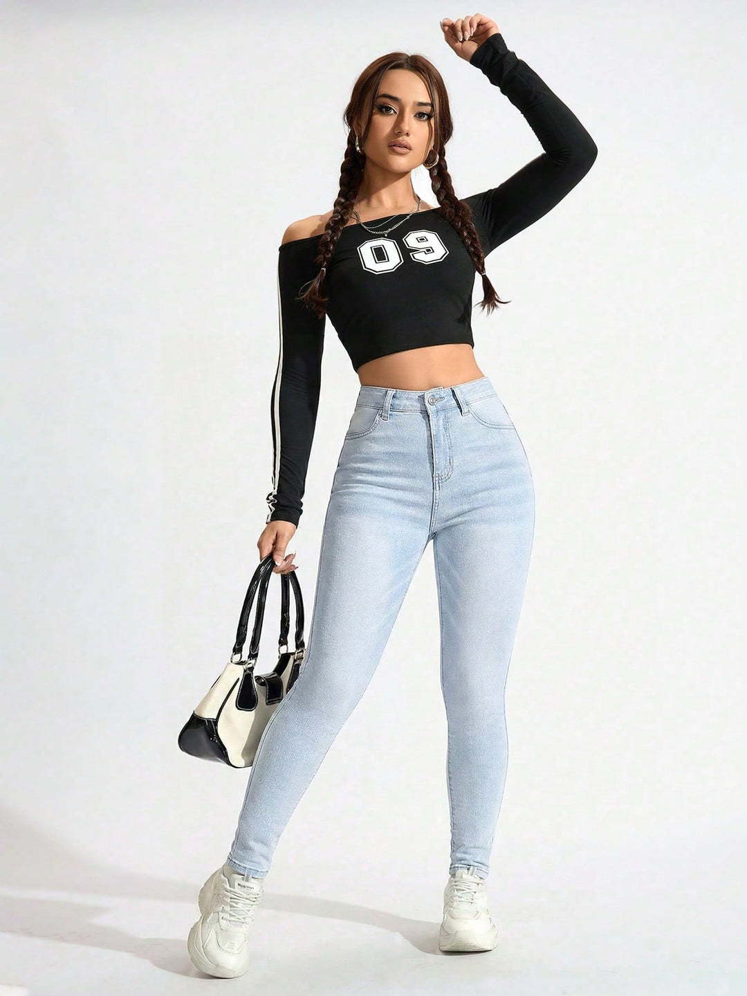 Jeans SHEIN, albastru