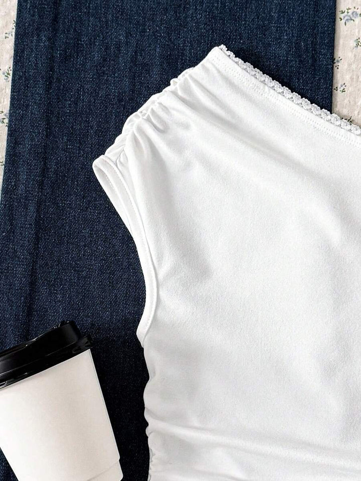 Top SHEIN, alb