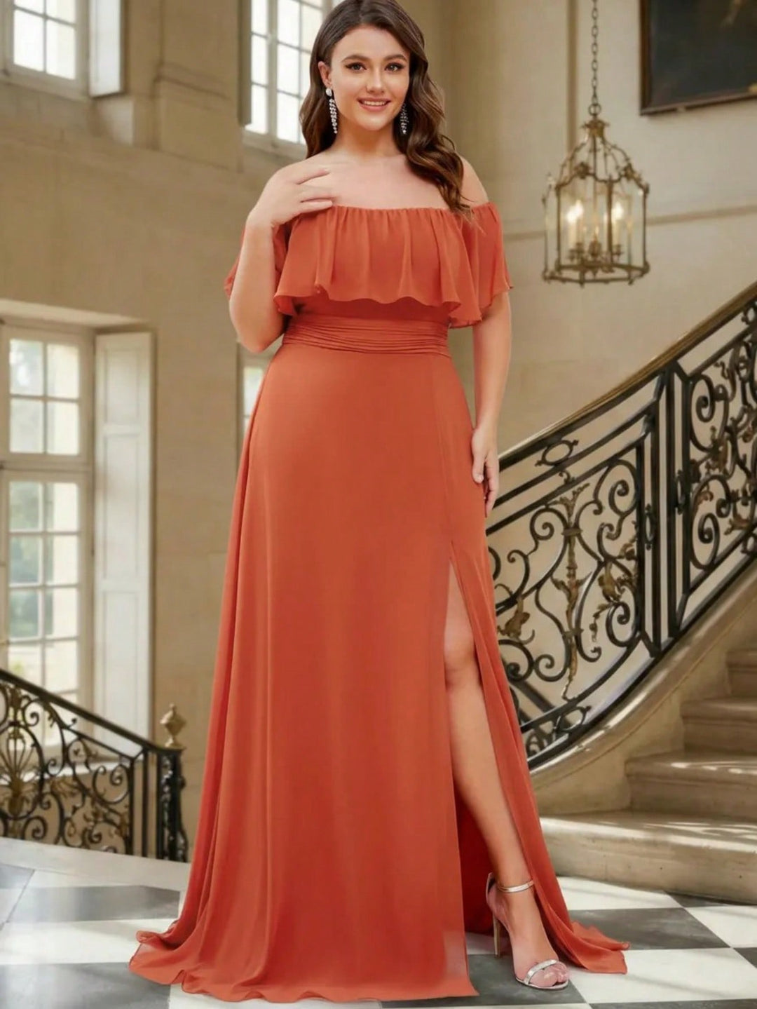 Rochie SHEIN, portocaliu