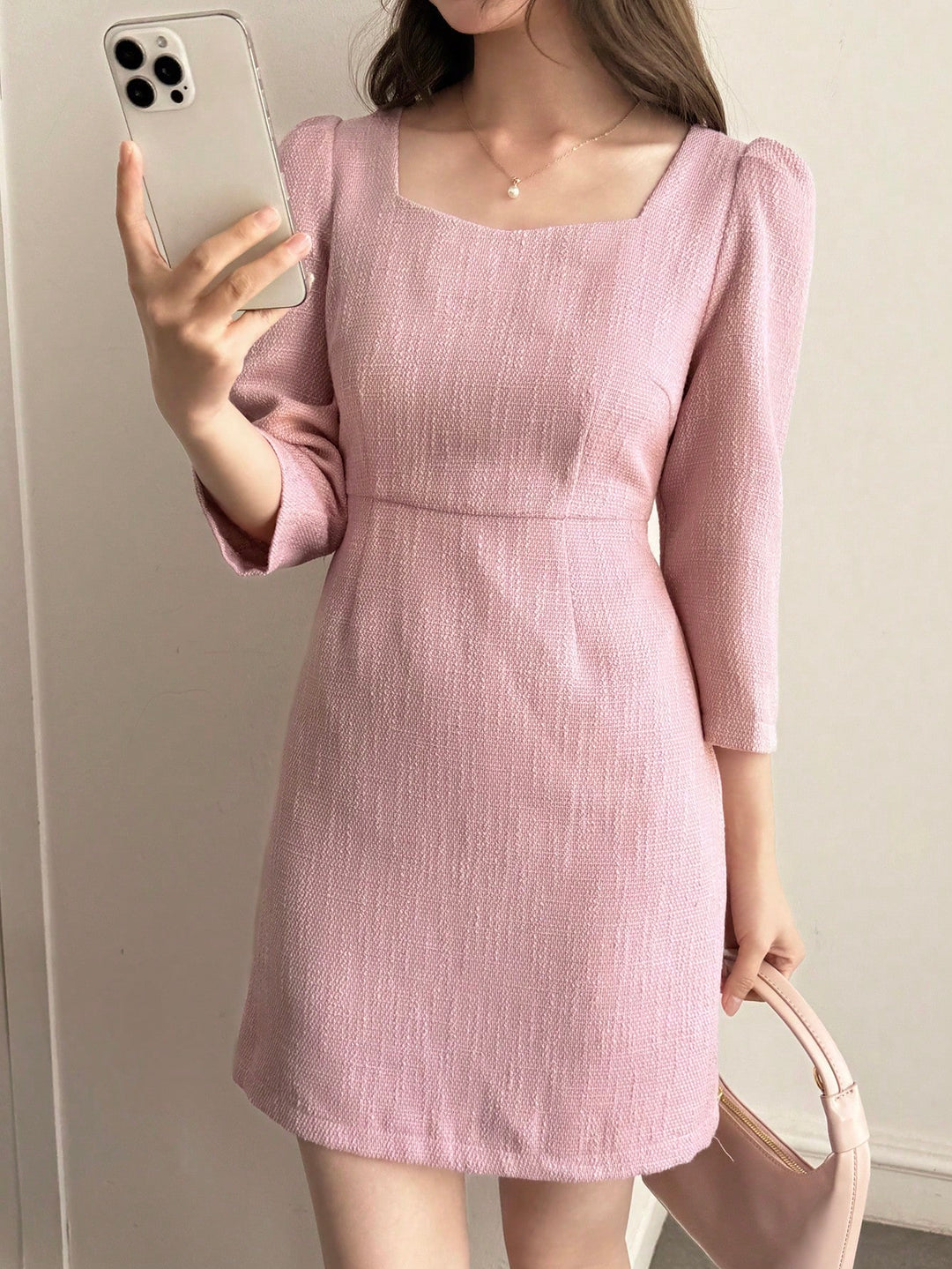Rochie maxi SHEIN, roz