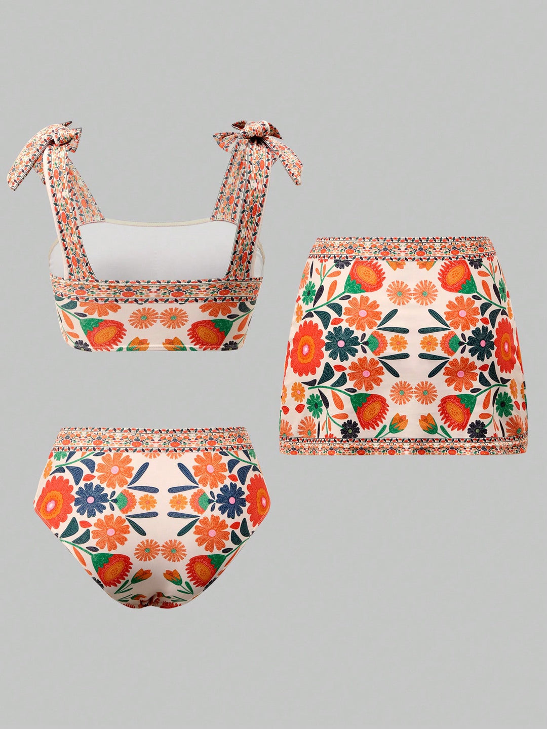 Set bikini SHEIN, mix culori