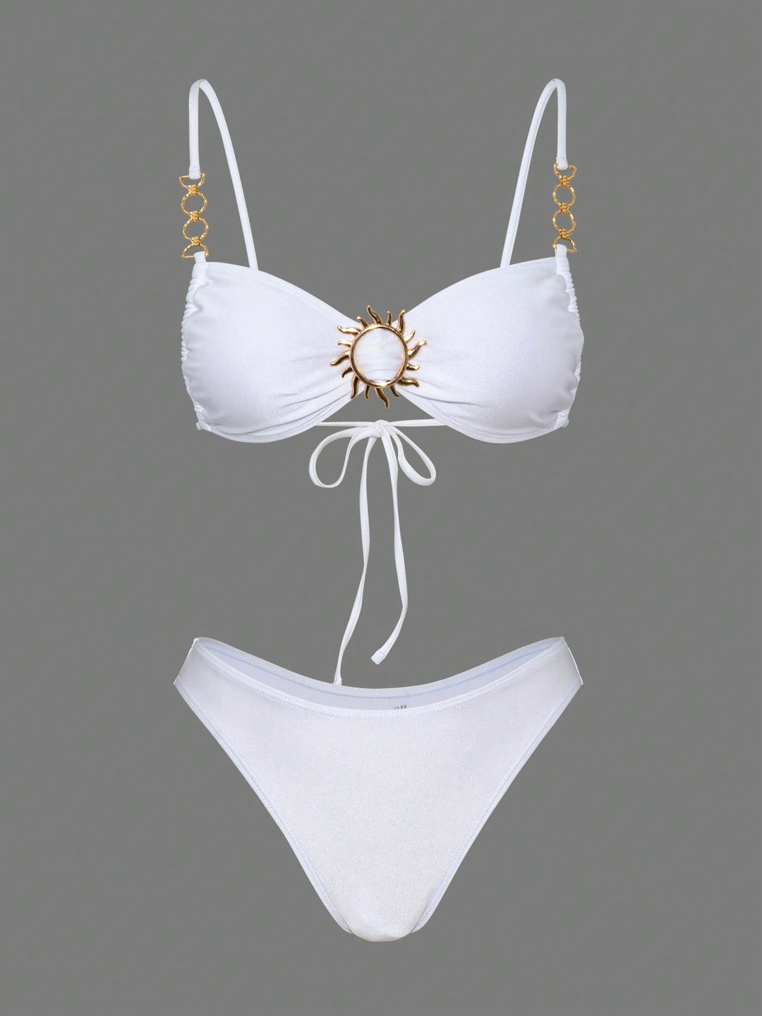 Set bikini SHEIN, alb